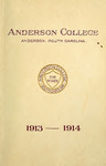 Catalog, 1913-1914 by Anderson University - South Carolina Catalog, 1913-1914 by Anderson University - South Carolina