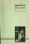 Catalog, 1948-1950 by Anderson University - South Carolina