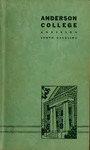 Catalog, 1955-1957 by Anderson University - South Carolina