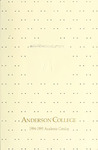 Catalog, 1994-1995