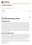 Catalogs, 2024-2025