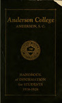 Handbook of Information for Students, 1928-1929 by Student Government Association