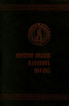 Anderson College Handbook, 1944-1945 by Student Government Association