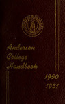 Anderson College Handbook, 1950-1951 by Student Government Association