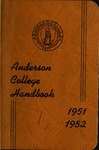 Anderson College Handbook, 1951-1952 by Student Government Association