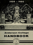 Anderson College Handbook, 1959-1960 by Student Government Association