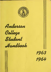 Anderson College Student Handbook, 1963-1964 by Student Government Association