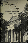 Anderson College Student Handbook, 1964-1965 by Student Government Association