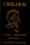 Anderson College Student Handbook, 1972-1973 by Student Government Association