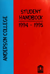 Anderson College Student Handbook, 1994-1995 by Student Government Association