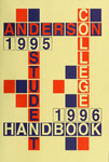 Anderson College Student Handbook, 1995-1996 by Student Government Association