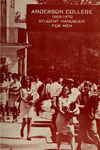 Anderson College Student Handbook for Men, 1969-1970 by Student Government Association