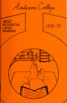 Anderson College Men's Residential Living Handbook, 1978-1979 by Student Government Association