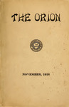 The Orion, Volume 1, Issue 1 by The Orion Editorial Staff