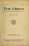 The Orion, Volume 6, Issue 1 by The Orion Editorial Staff