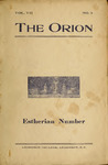 The Orion, Volume 7, Issue 3 by The Orion Editorial Staff